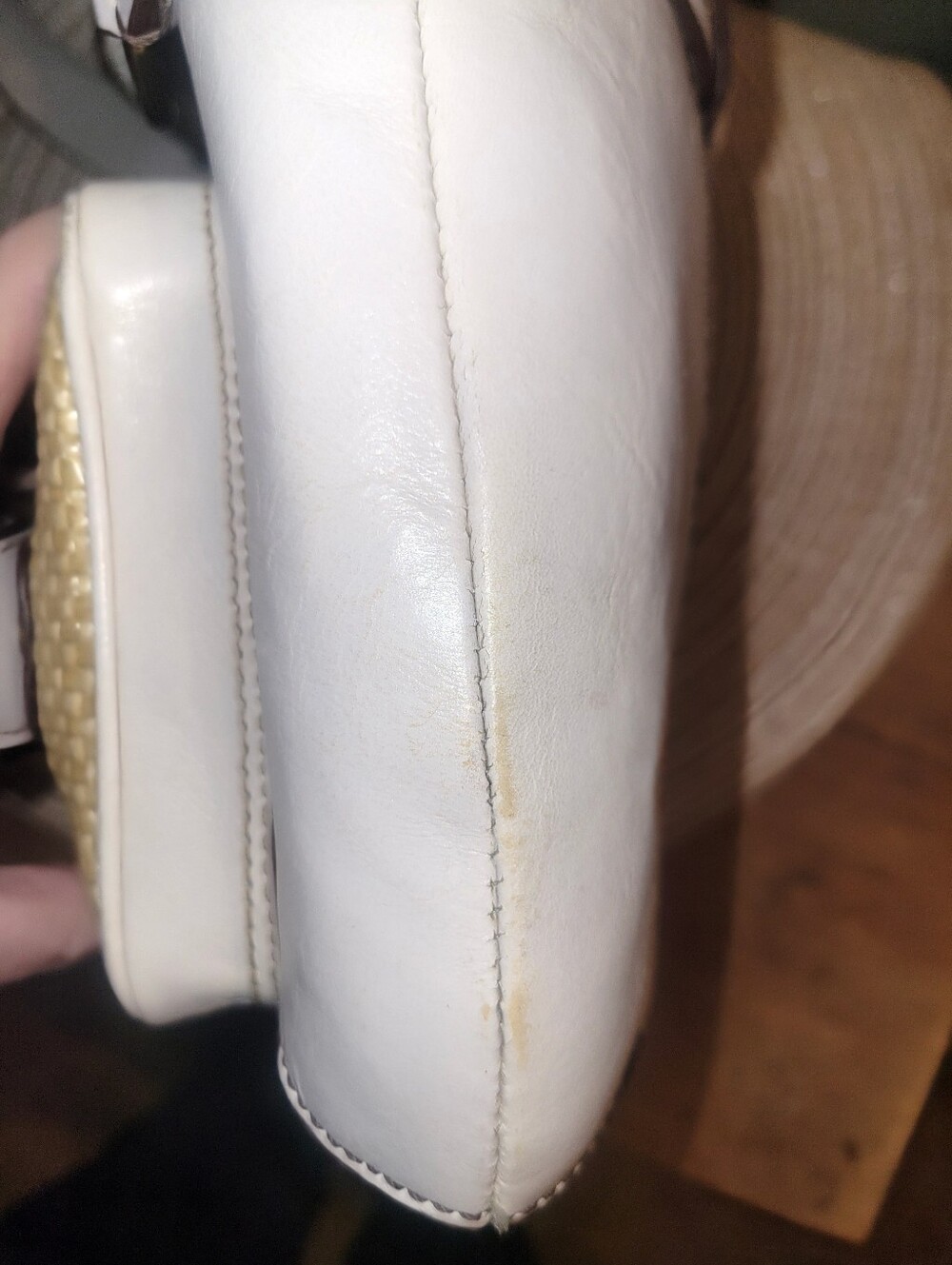Coach Legacy Buckle Straw Shoulder Bag 2005 - Picture 12 of 14